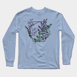 Floral Geometry Long Sleeve T-Shirt